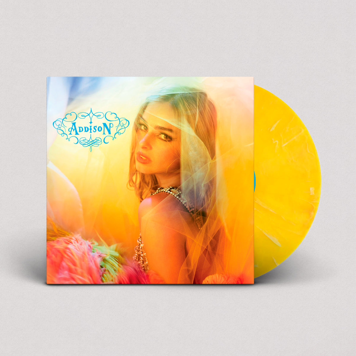 Addison Rae - Addison (Yellow Marble, Vinilo)