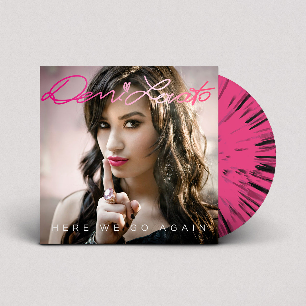 Demi Lovato - Here We Go Again (Pink & Black Splatter, Vinilo)