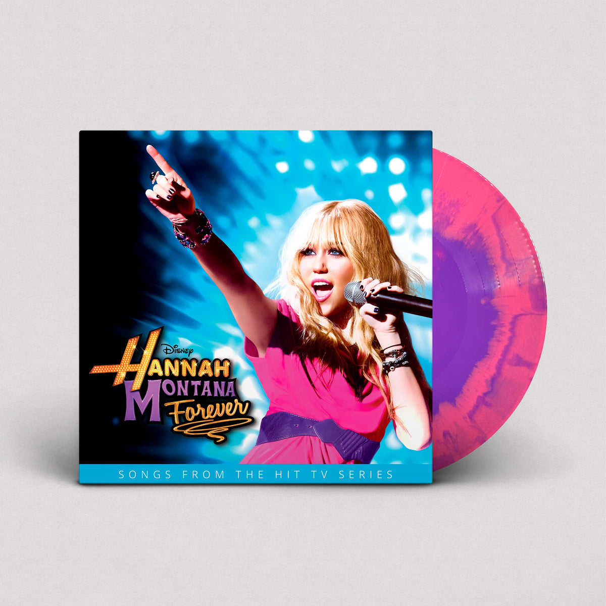 Hannah Montana - Hannah Montana: Forever (Hot Pink Cadillac & Purple Haze Swirl, Vinilo)