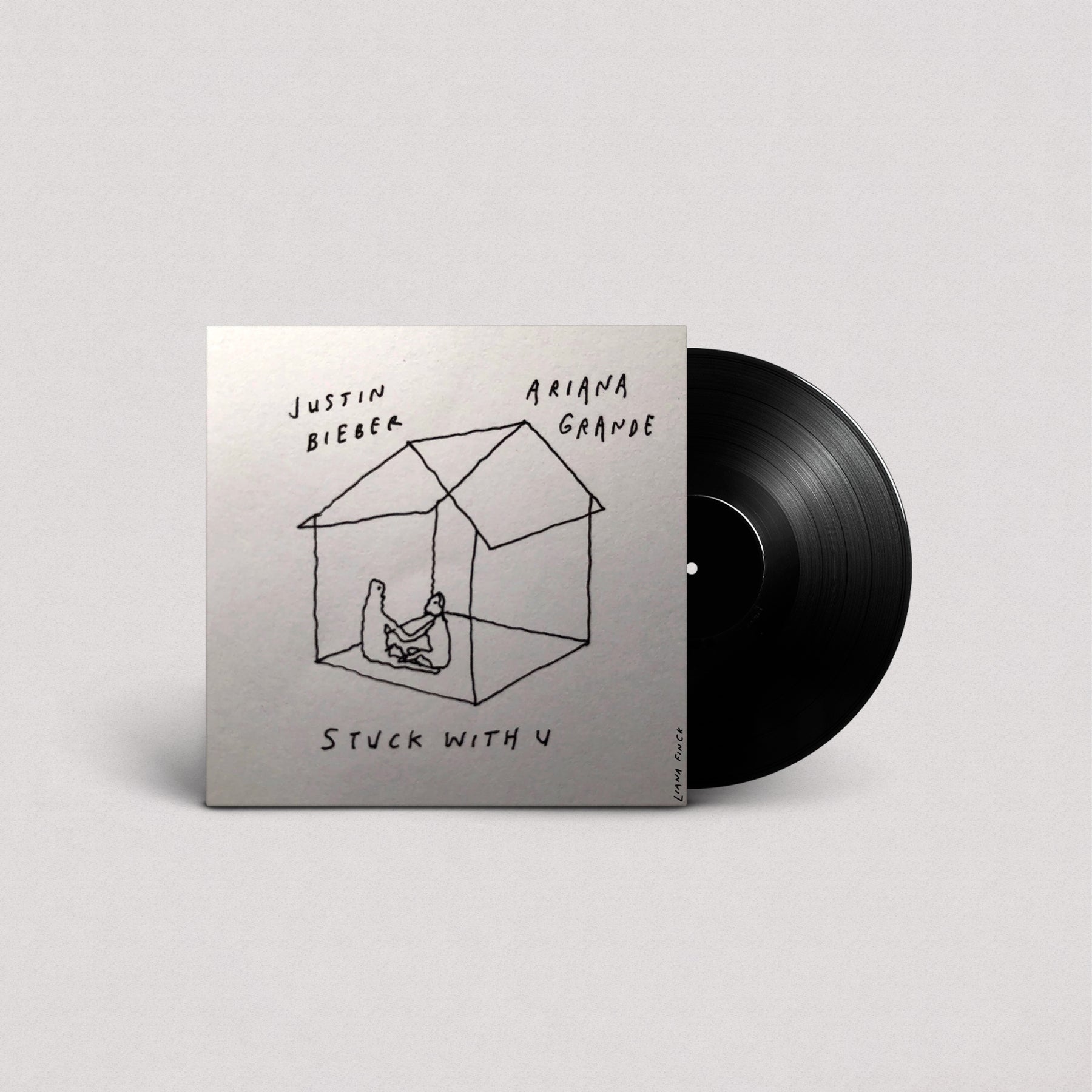 Justin Bieber & Ariana Grande - Stuck With U (Vinilo 7')
