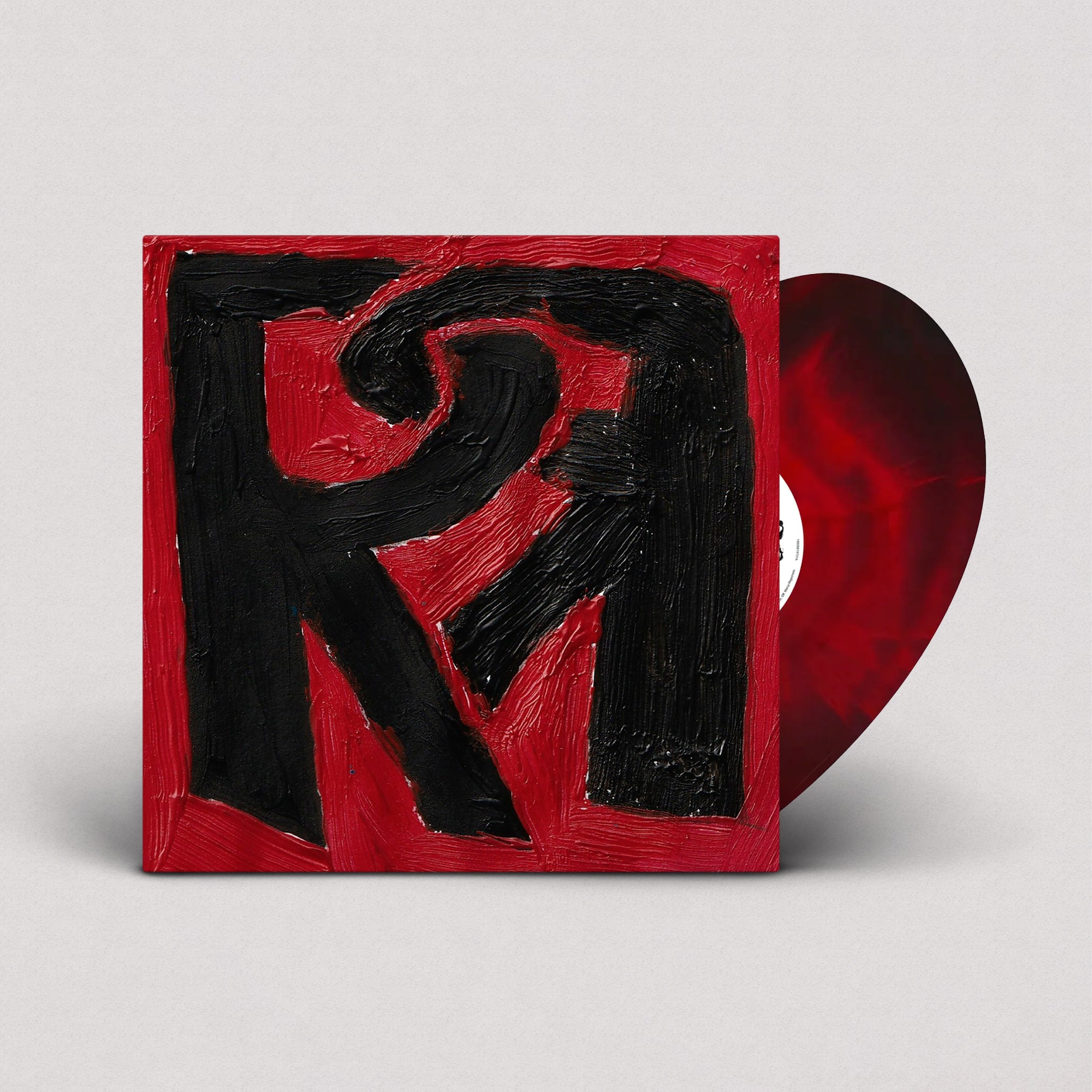 Rosalia & Rauw Alejandro - RR (Red & Black Smoke Heart-Shaped, Vinilo)