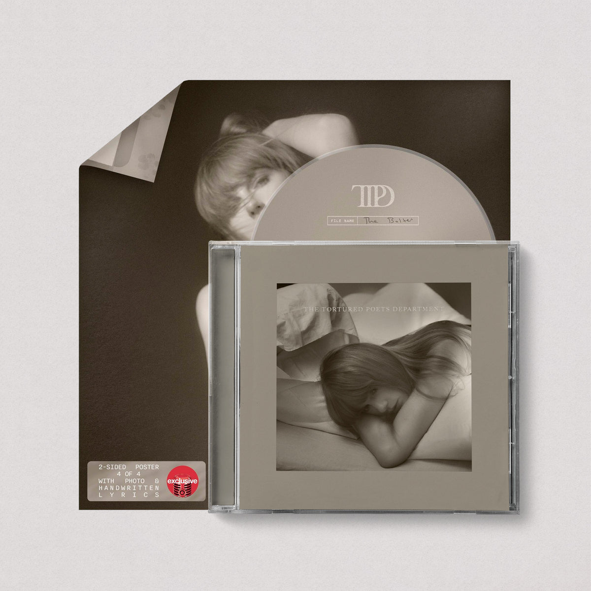 Taylor Swift - The Tortured Poets Department + Bonus Track “The Bolter” (Target Exclusive, CD)