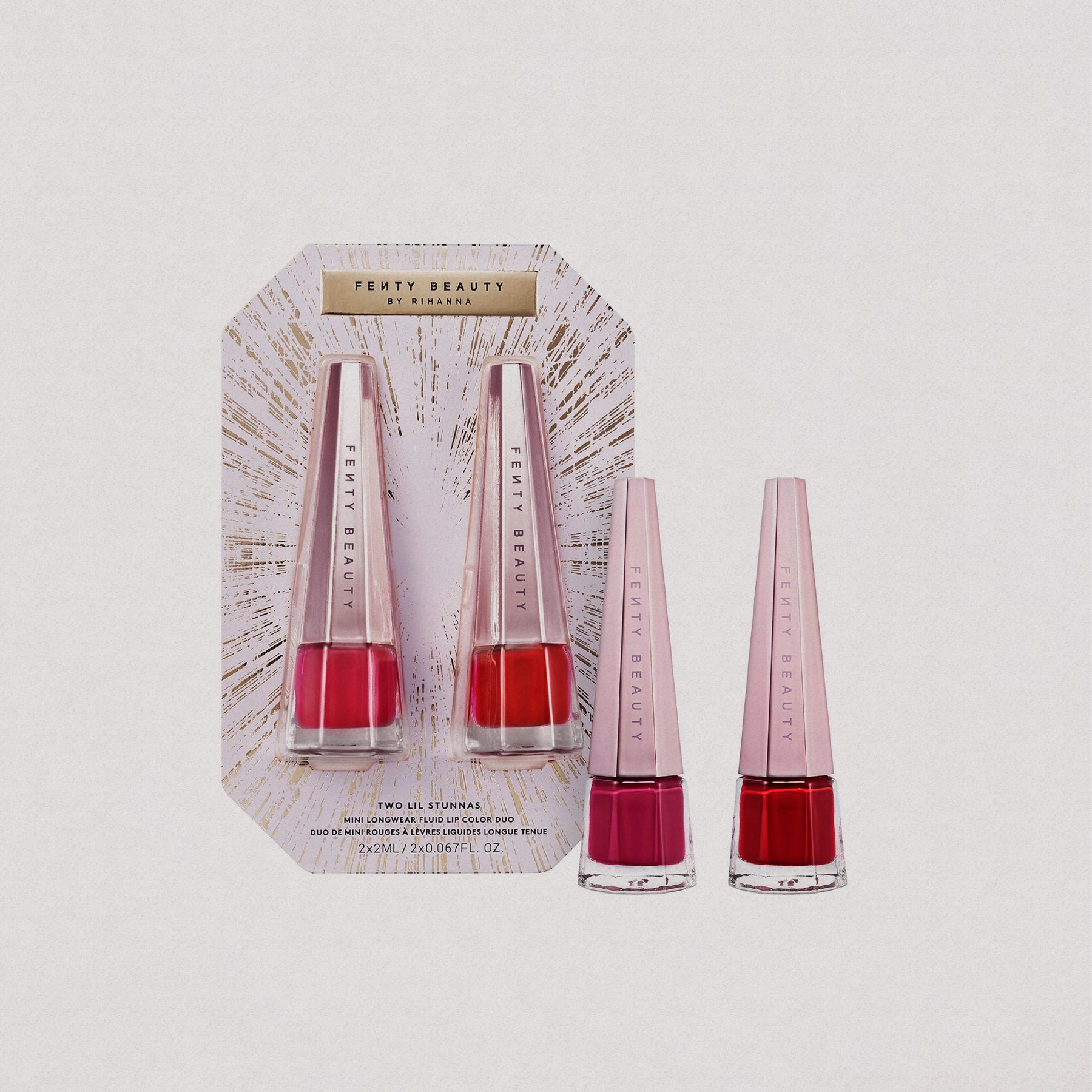 Fenty Beauty - Two Lil Stunnas Mini Longwear Fluid Lip Color Duo