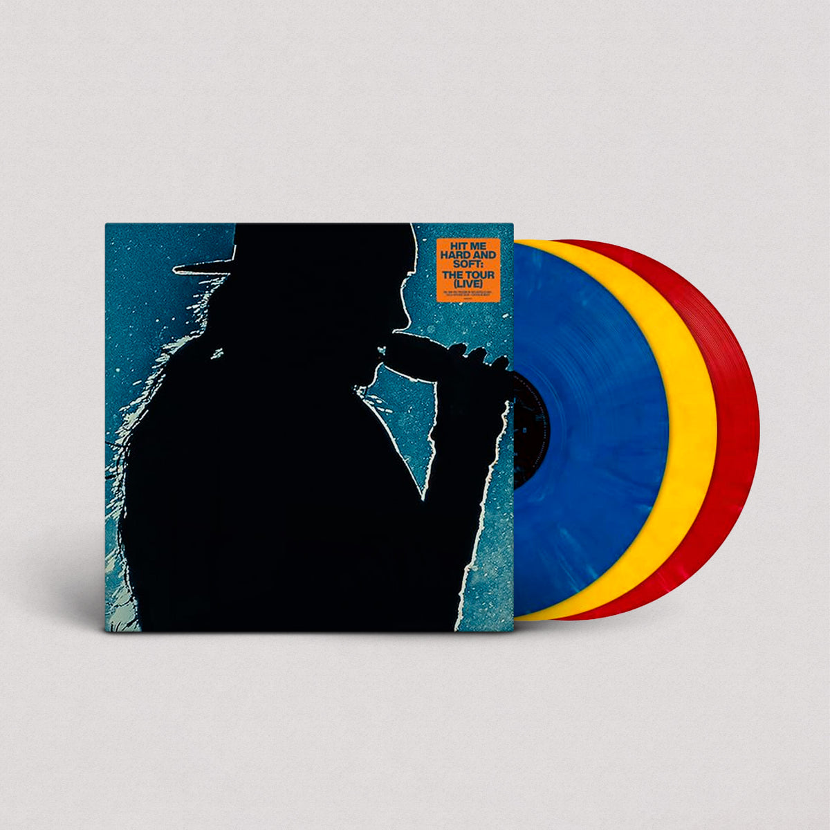 Billie Eilish - HIT ME HARD AND SOFT THE TOUR (LIVE) (Recycled Blue, Yellow & Red, Vinilo 3'LP)
