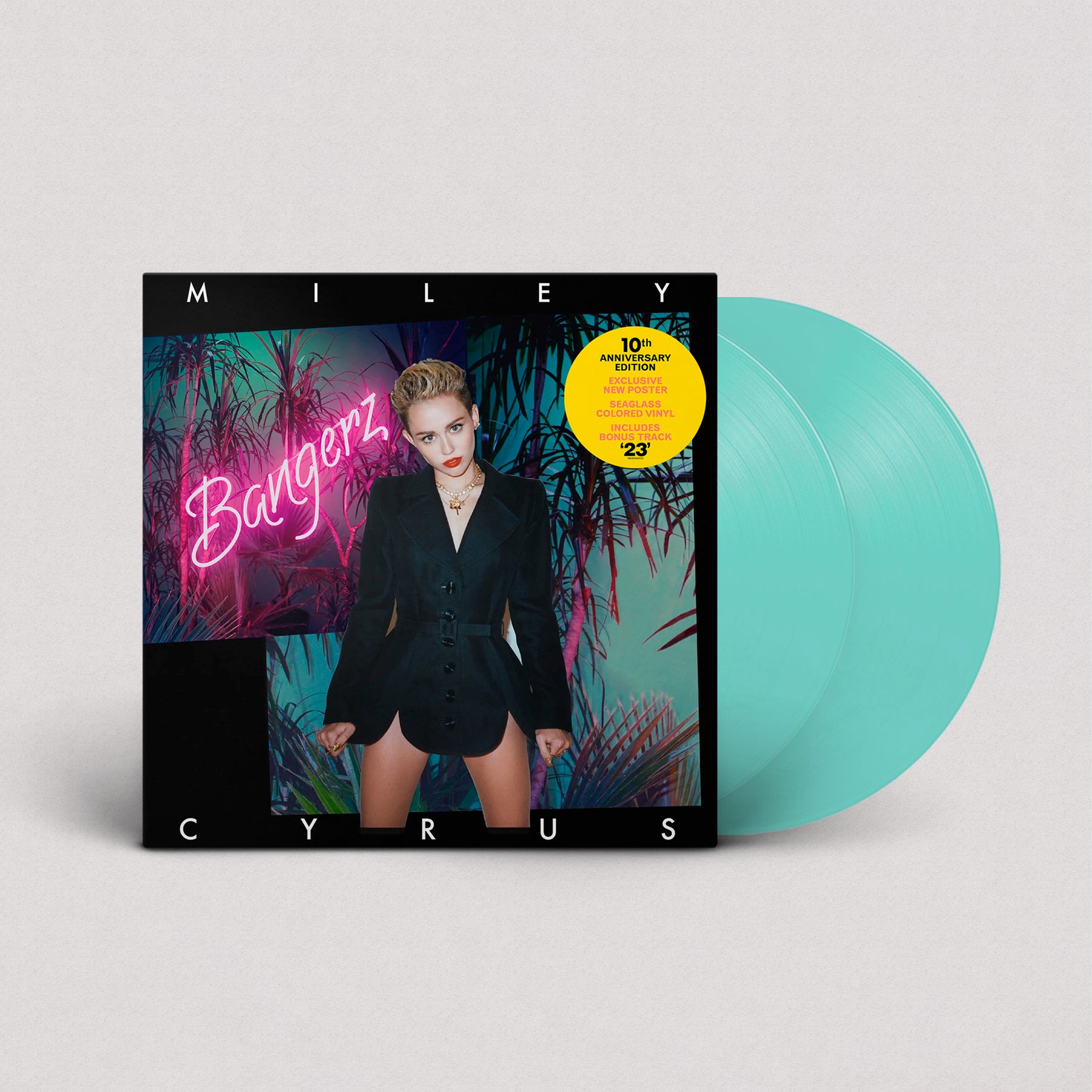 Miley Cyrus - Bangerz "10th Anniversary" (Sea Glass, Vinilo 2'LP)