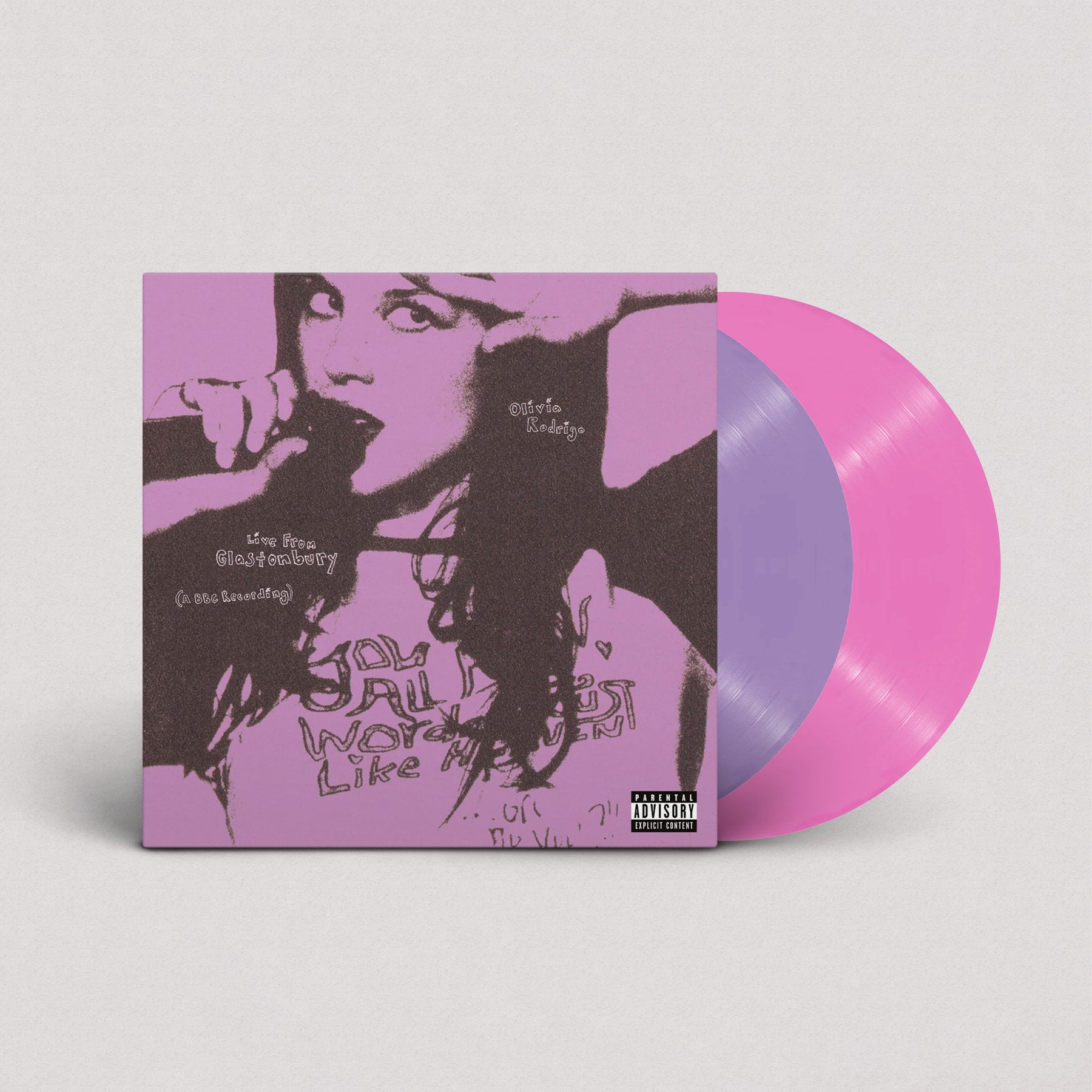 Olivia Rodrigo - Live From Glastonbury (A BBC Recording) (Magenta & Periwinkle Transparent, Vinilo 2'LP)