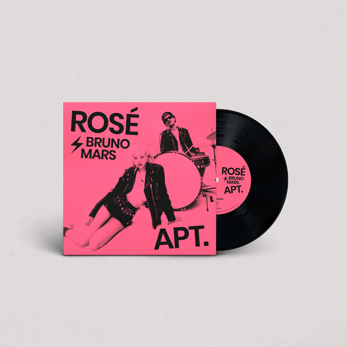 ROSÉ & Bruno Mars - APT. (Black, Vinilo 7')