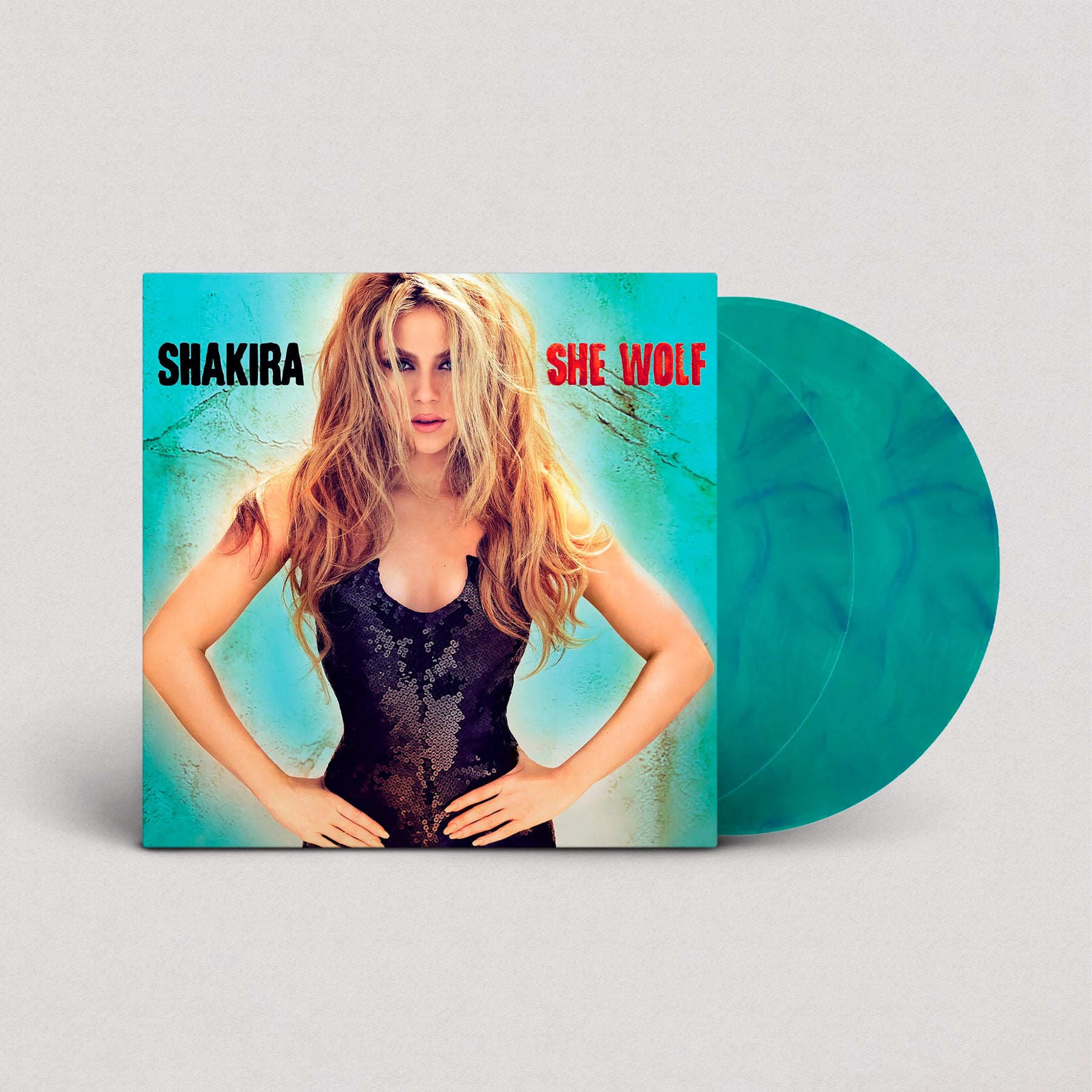 [PRE-VENTA] Shakira - She Wolf (Sea Glass Swirl, Vinilo 2'LP)