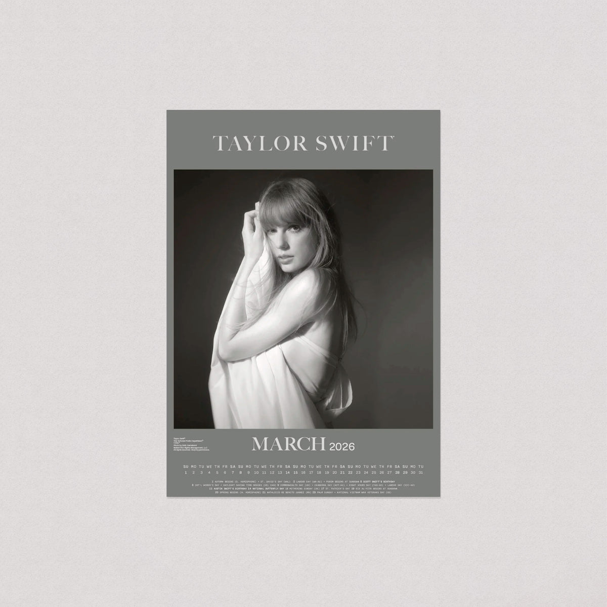 Taylor Swift - Official Calendar 2026 (Merch)
