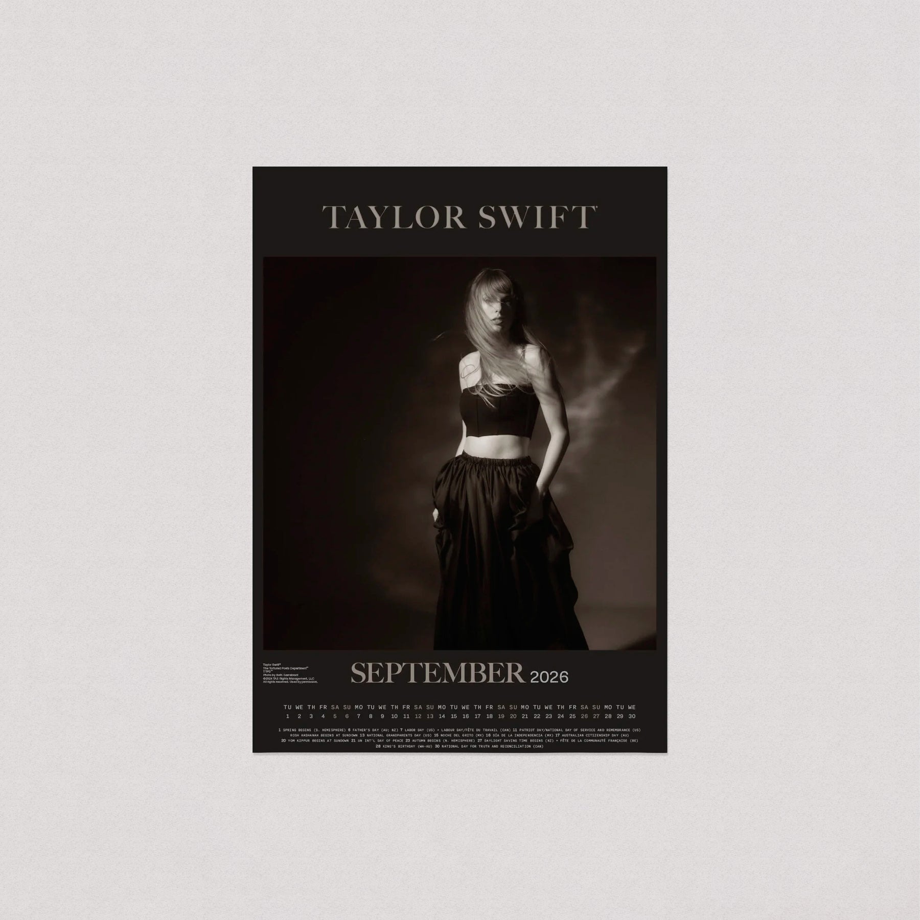 Taylor Swift - Official Calendar 2026 (Merch)
