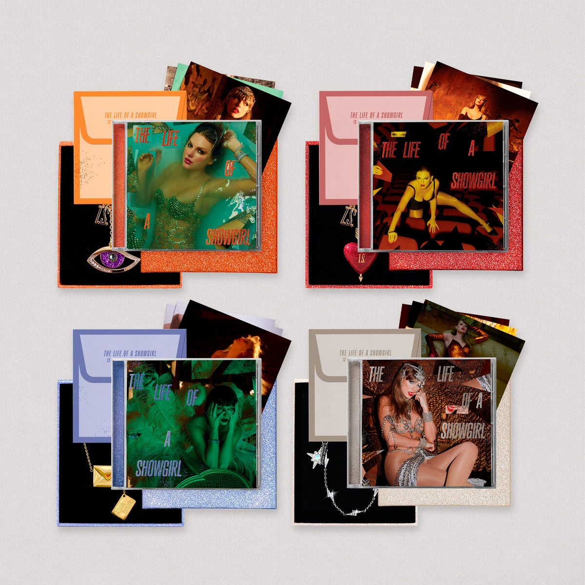Taylor Swift - The Life of a Showgirl (Pack x4 Edición Limitada Deluxe, CD)