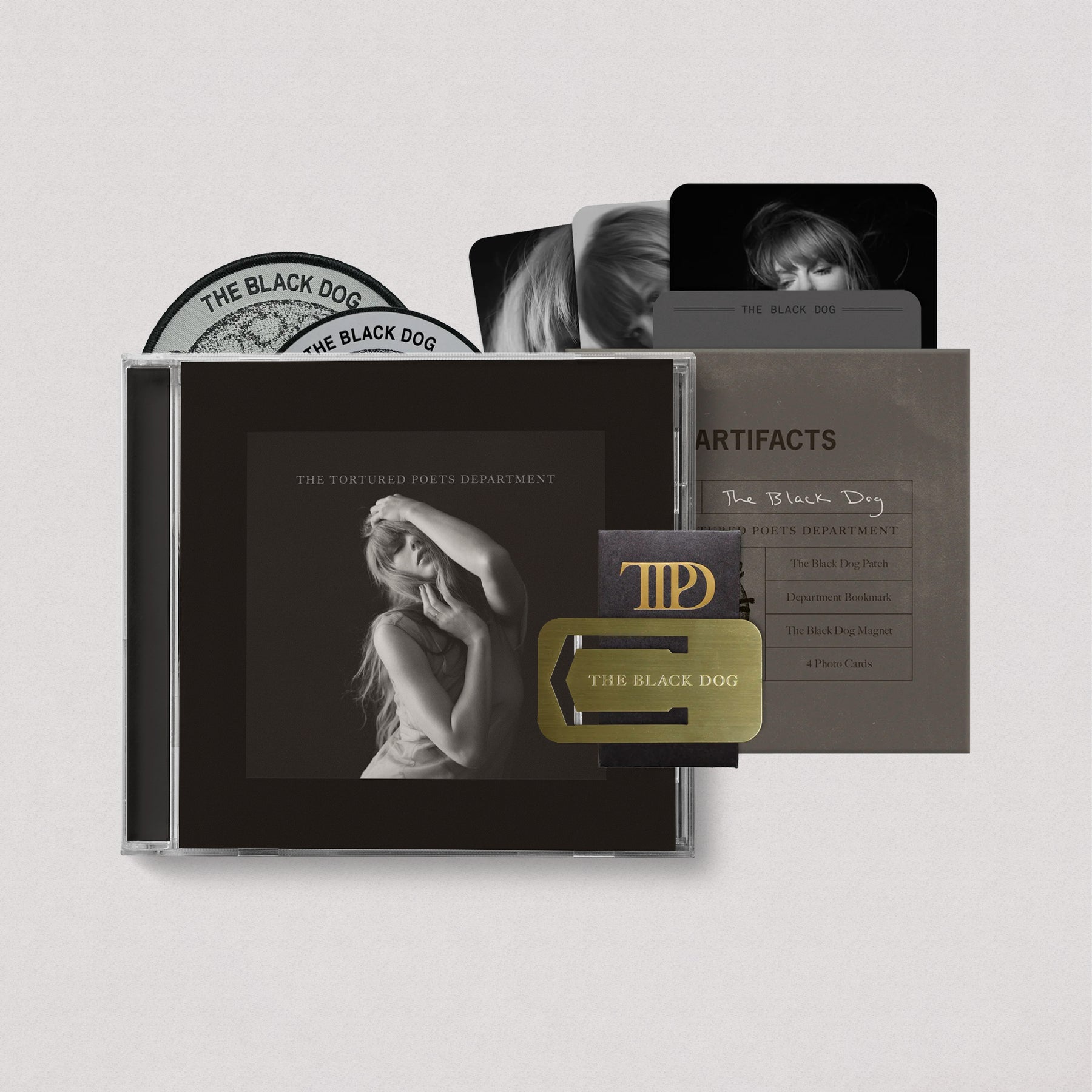 Taylor Swift - The Tortured Poets Department + Bonus Track "The Black Dog" (Deluxe Edition, CD)