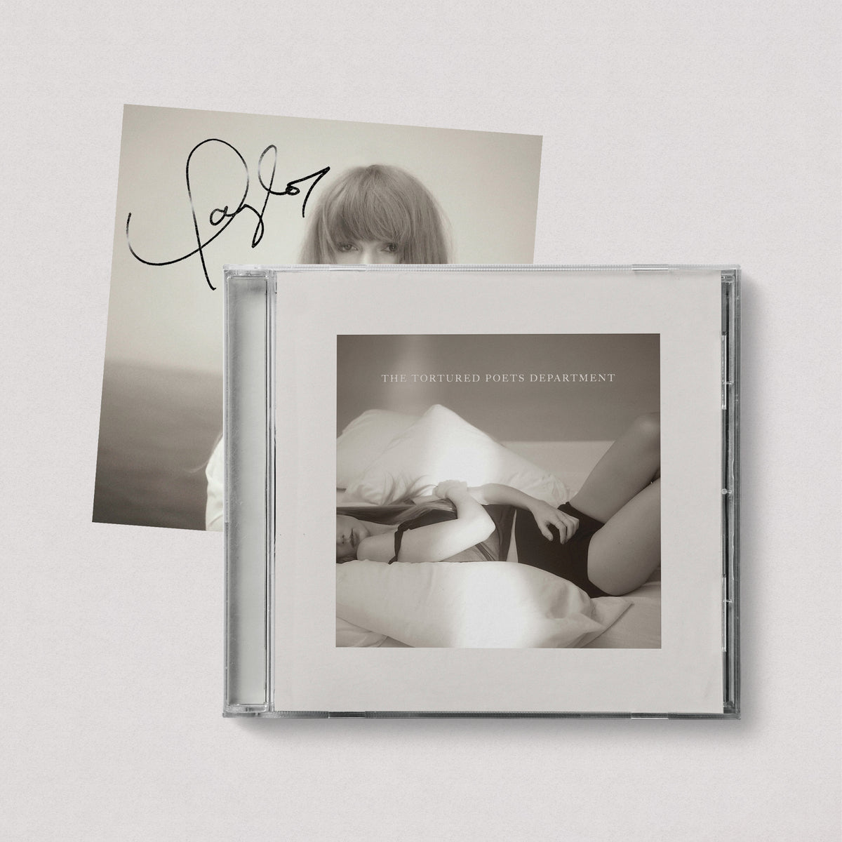 Taylor Swift - The Tortured Poets Department + Bonus Track "The Manuscript" (Autografiado, CD)