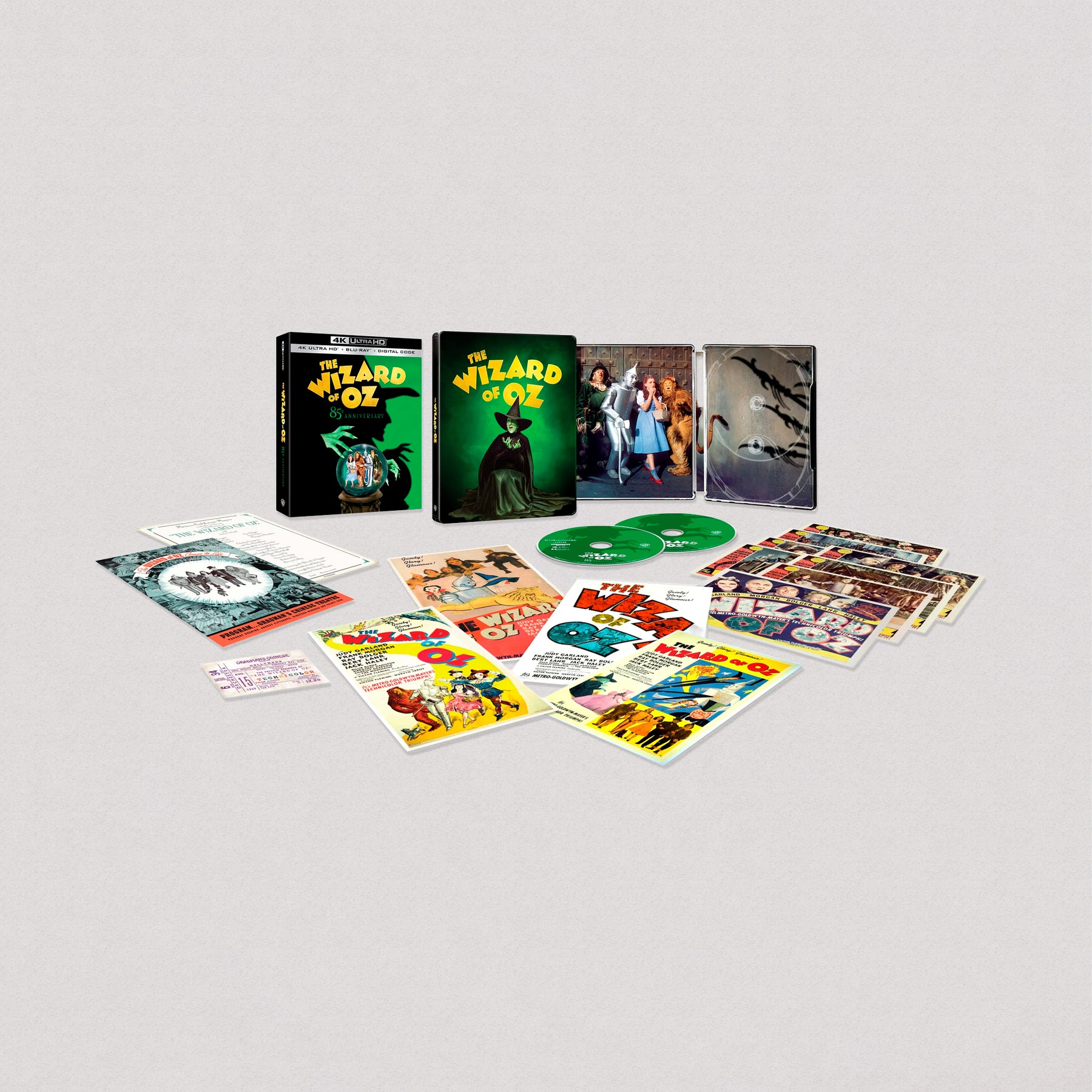 The Wizard of Oz - 85th Anniversary Theater Edition (Limited Edition Steelbook, 4K Ultra HD/Blu-ray)